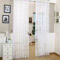 Dolce Mela Patras Sheer Curtain Panel - White DMC481